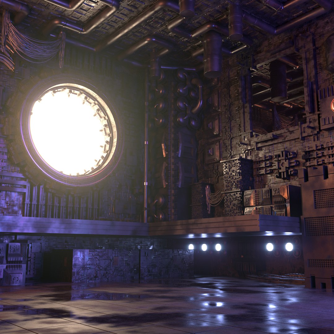 3D Cyberpunk Interior Model - TurboSquid 2098950