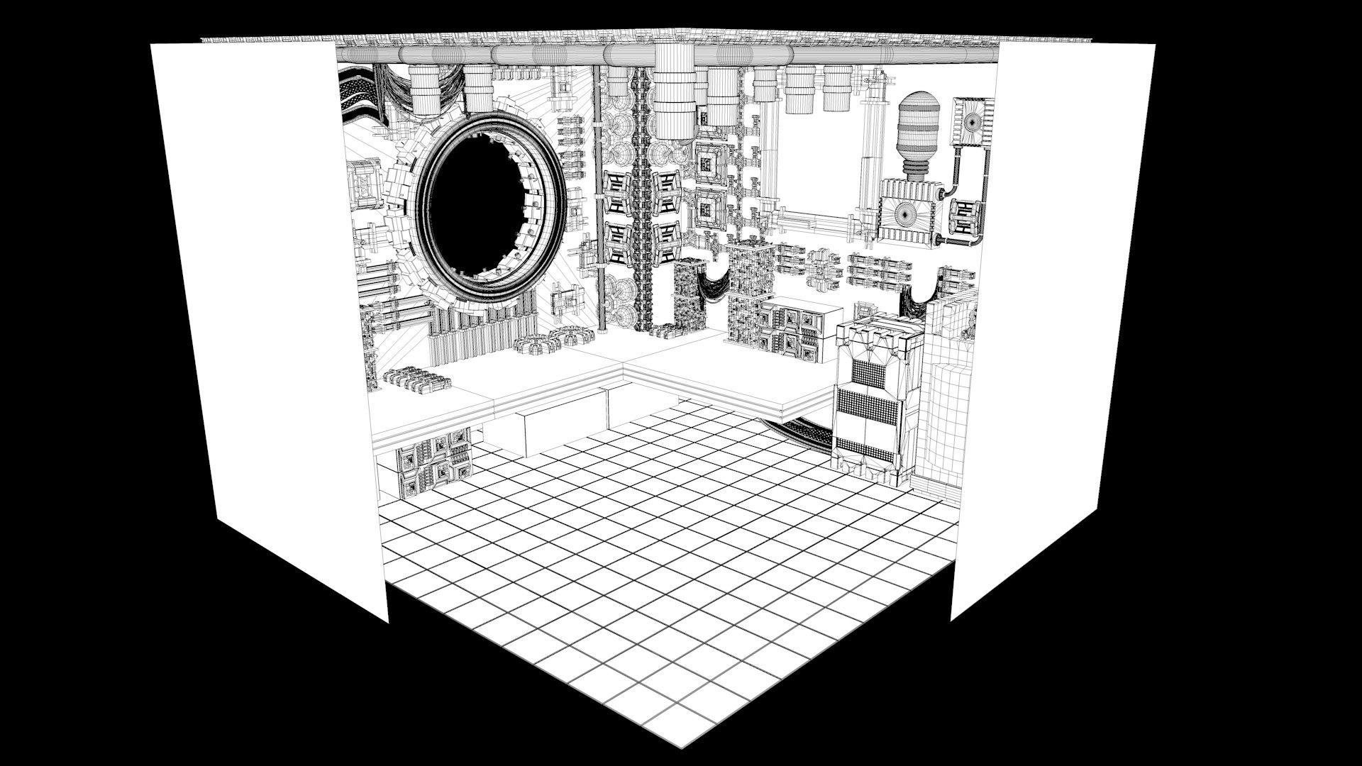3D Cyberpunk Interior Model - TurboSquid 2098950