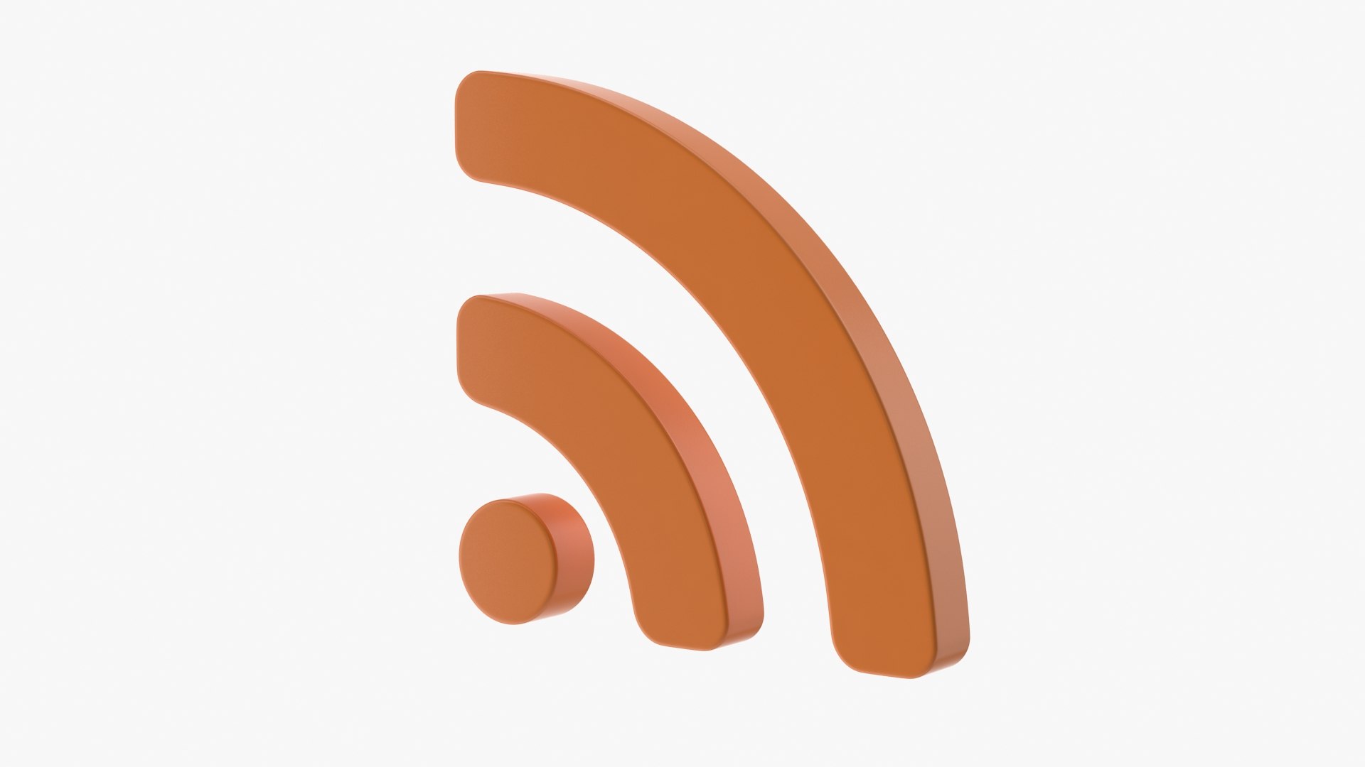 3D Rss Symbol Model - TurboSquid 1491994