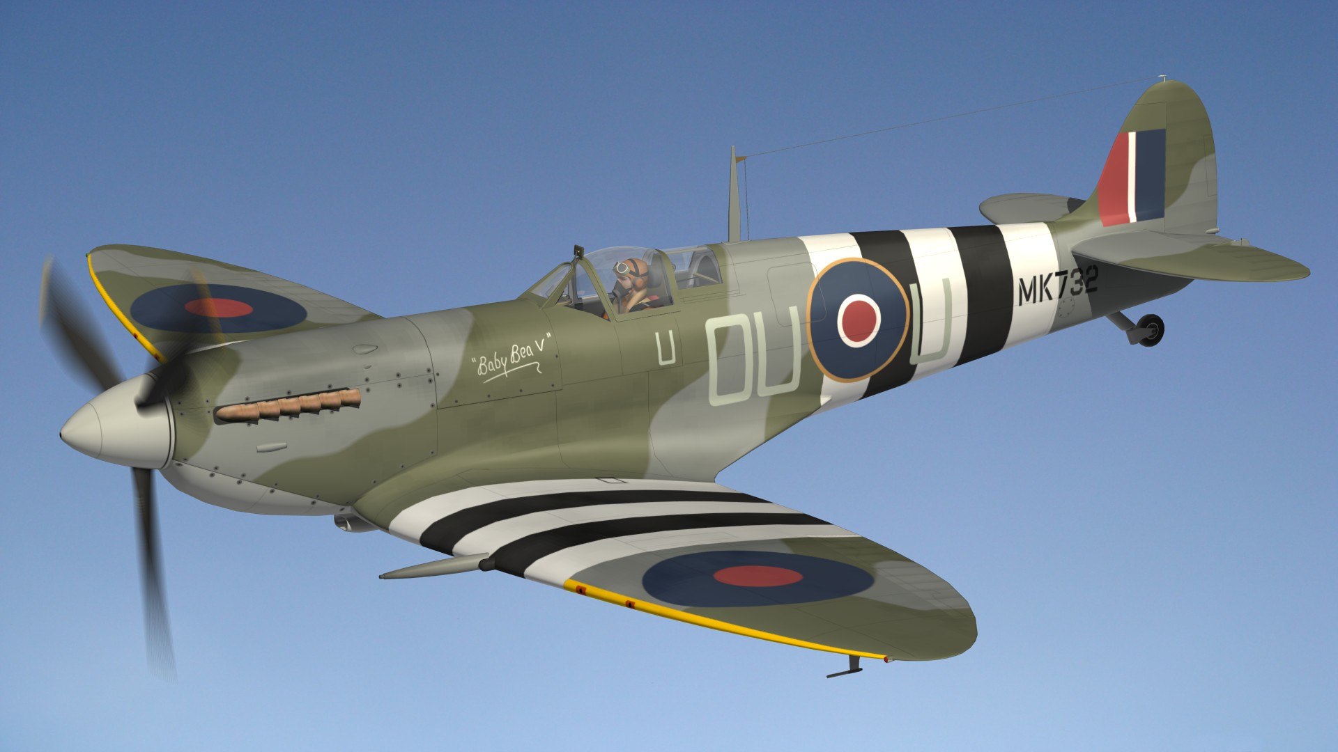 Spitfire Baby Bea V Model - TurboSquid 2113374