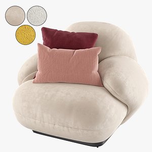 3D Armchair Flemming