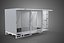 FOURGON CUBE DE FRET CAISSE HAYON LATÉRAL ABATTABLE PORTE ARRIÈRE CAMIONNETTE