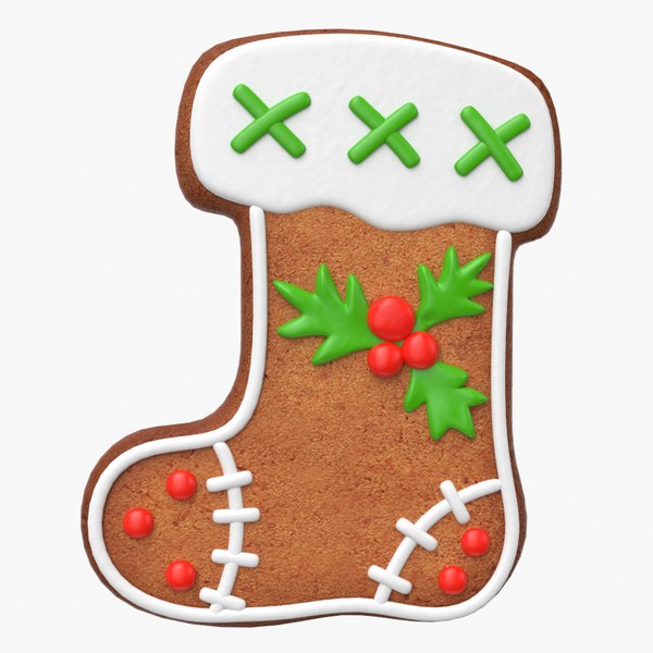 gingerbread cookie ginger 3d model