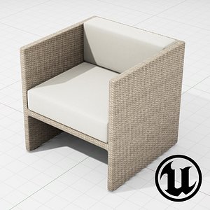 Patio Furniture 002 Chair 001 UE4