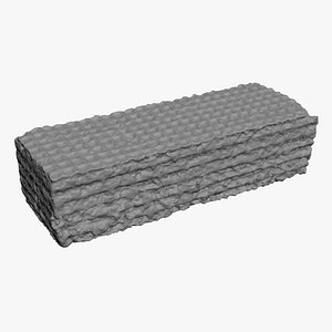3D Wafer Chocolate for 3D Print