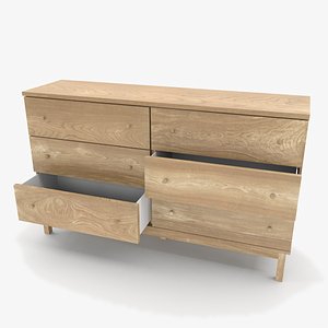 3D dresser furniture furnishings model