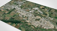 Cityscape Leduc Alberta Canada
