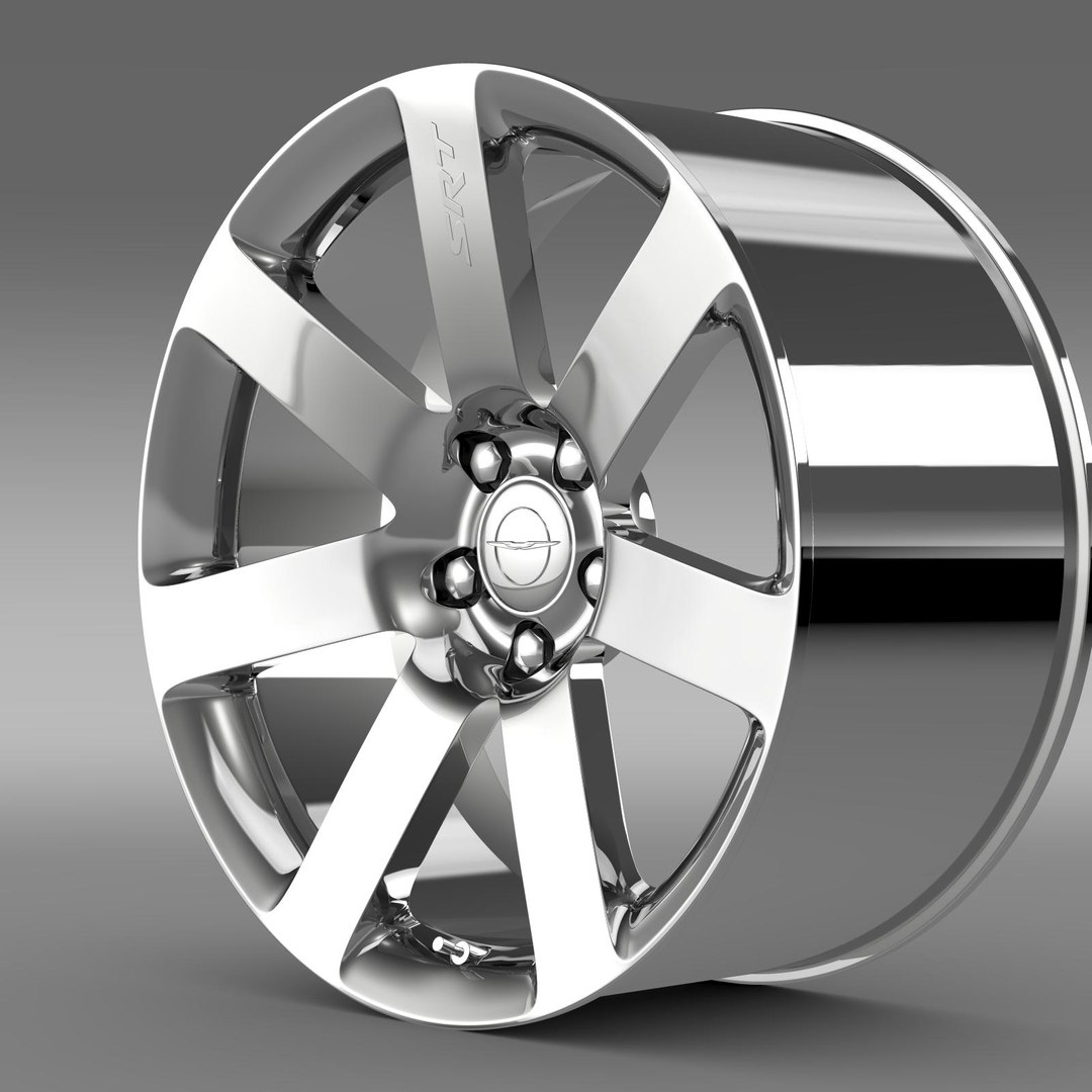 3d Chrysler 300 Srt8 Rim Model