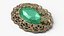 Vintage Brooch with Gemstones