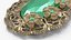 Vintage Brooch with Gemstones