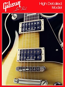 3d gibson les paul model