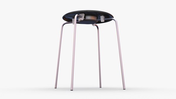 Dot Stool by Arne Jacobsen 3D model TurboSquid 1853386