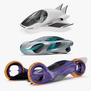 Futuristic Concept Cars Collection