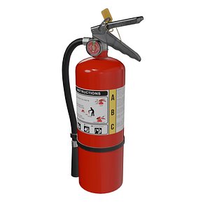 3D Fire Extinguisher