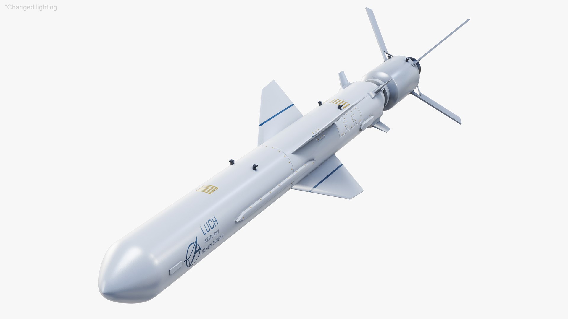 Neptune R-360 Anti-Ship Cruise Missile 3D model - TurboSquid 2162829