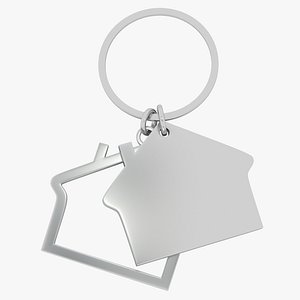 keychain house key 3d model
