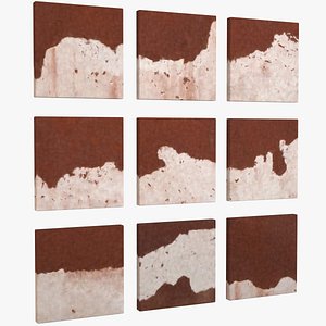 contemporary art canvas wall 3ds