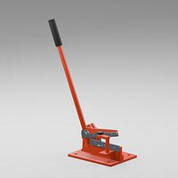 Bench Lever Shear with Replaceable Blades and Hold Down Shoe