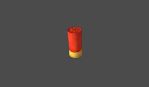 3d model shotgun shell