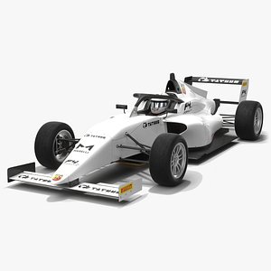 Tatuus F4 T-421 Formula 4 Season 2022 White Mockup