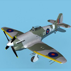 Hawker Hawker Tempest MK1 V13 model