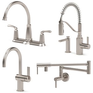 MOEN kitchen faucets collection 3D model