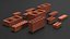 Bricks Set Red