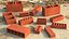 Bricks Set Red