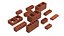 Bricks Set Red