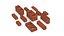 Bricks Set Red
