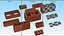 Bricks Set Red