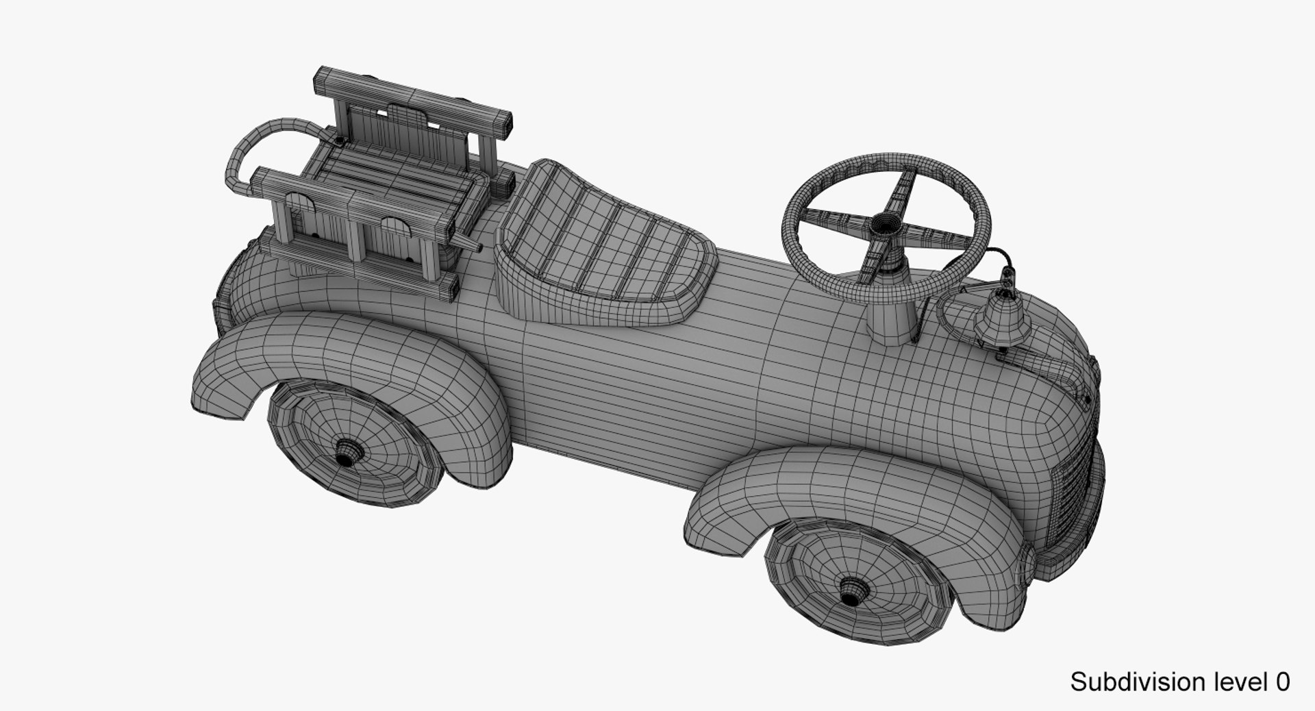 Riding Toy Firetruck 3D Model - TurboSquid 1245453