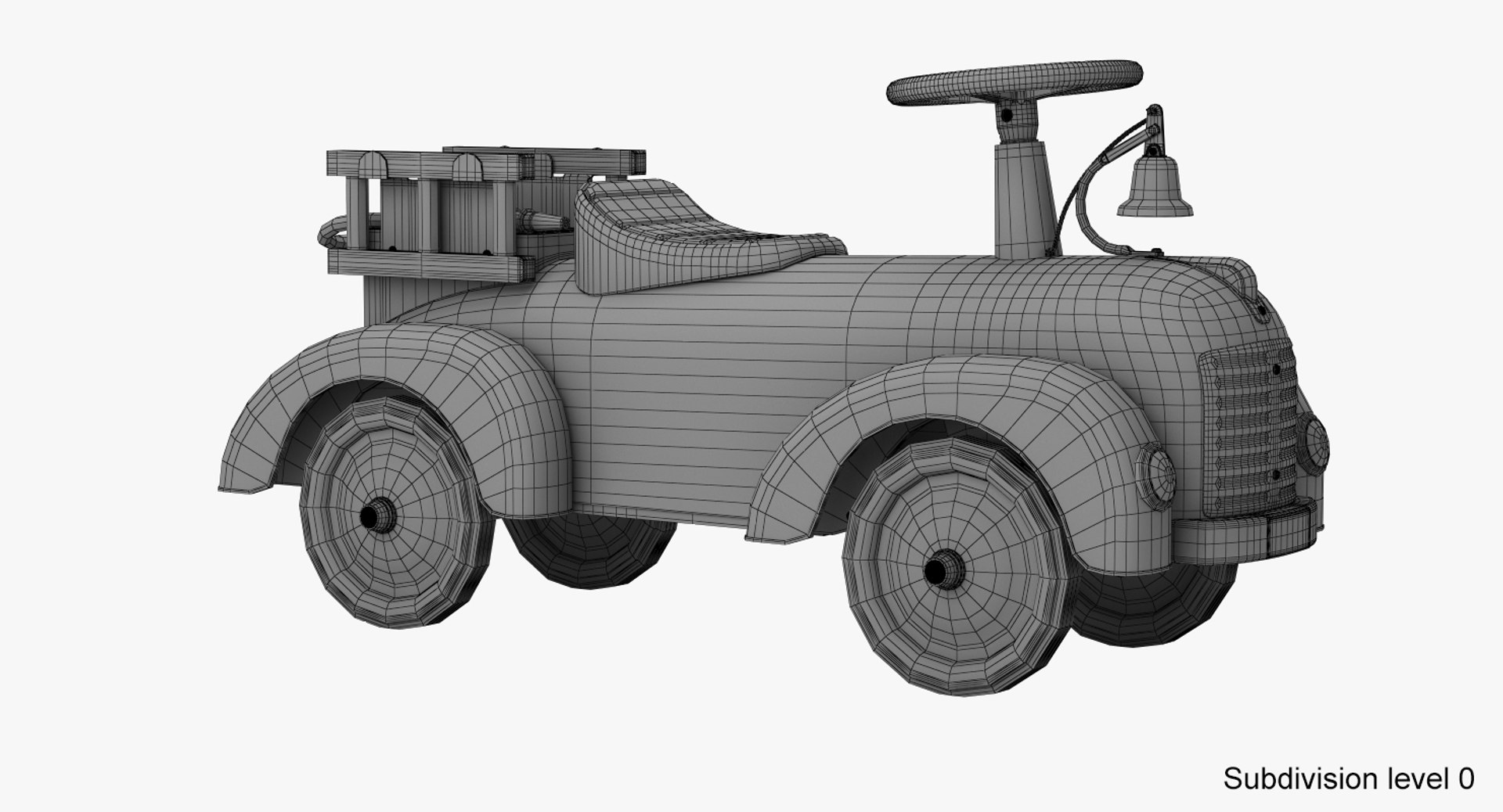 Riding Toy Firetruck 3D Model - TurboSquid 1245453