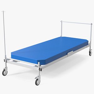 Stryker Emergency Relief Bed Flat 3D model