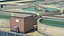 3D water treatment plant industrial model