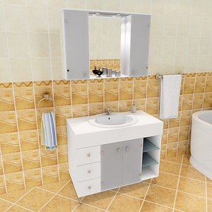 dn bathroom set 3d model
