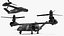 Bell V-280 Vertical Lift Combat Vehicle Flying Rigged for Cinema 4D 3D model