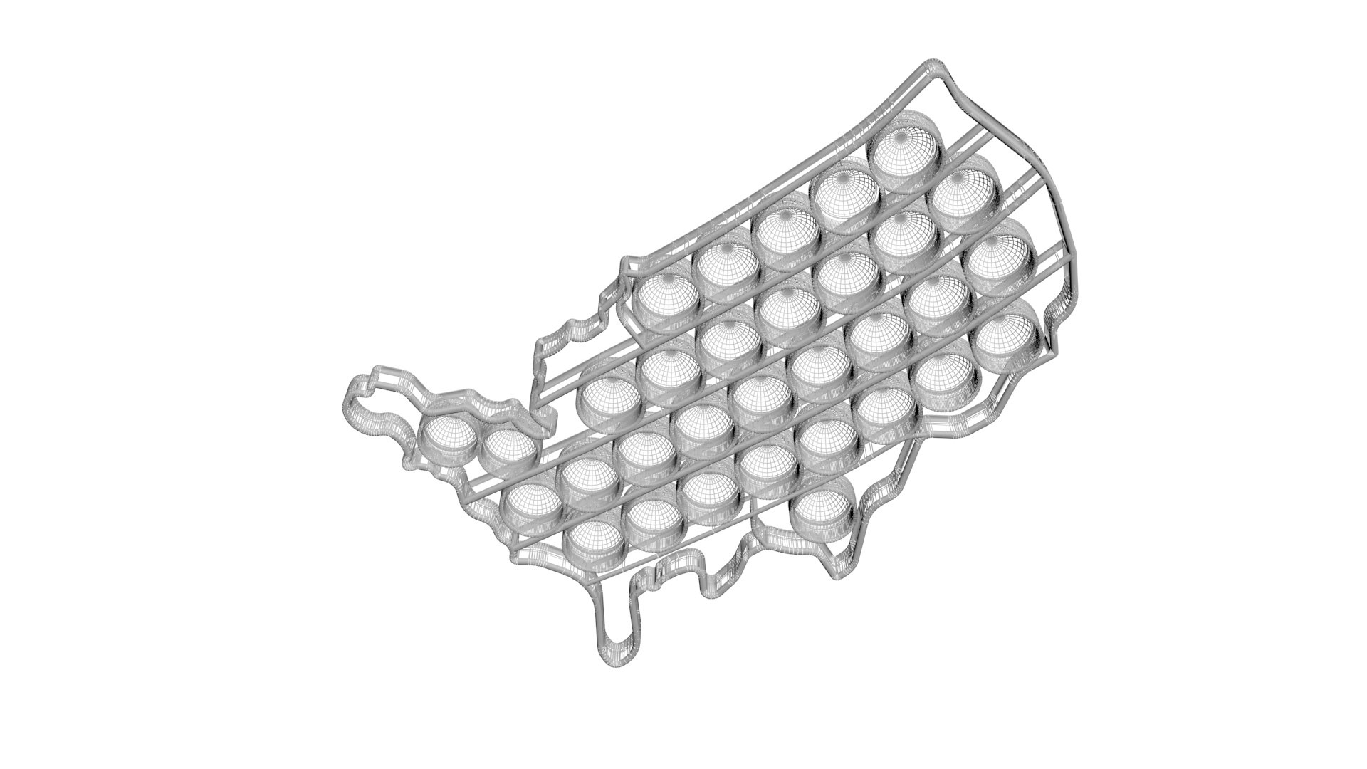 3D United States Map Pop It Fidget Toy - TurboSquid 1784997