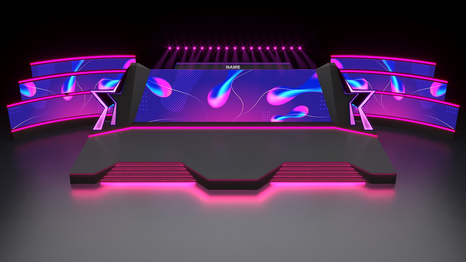 3D Virtual Stage - TurboSquid 1959933