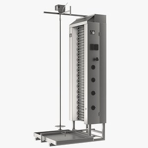 Vertical Rotisserie Grill For Doner Kebab