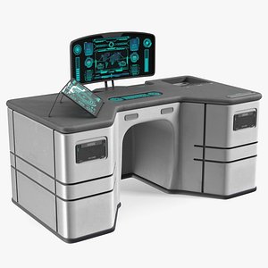 Sci Fi Table with Display Light