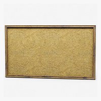 Weathered Framed OSB Cork Board 4K PBR Game Ready