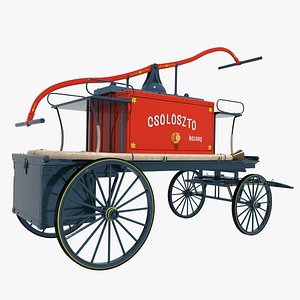 old cart 3D model