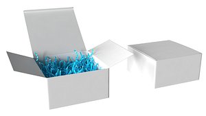 Crinkle Paper Gift Box PBR 3