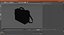 Leather Flapover Briefcase Black