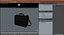 Leather Flapover Briefcase Black