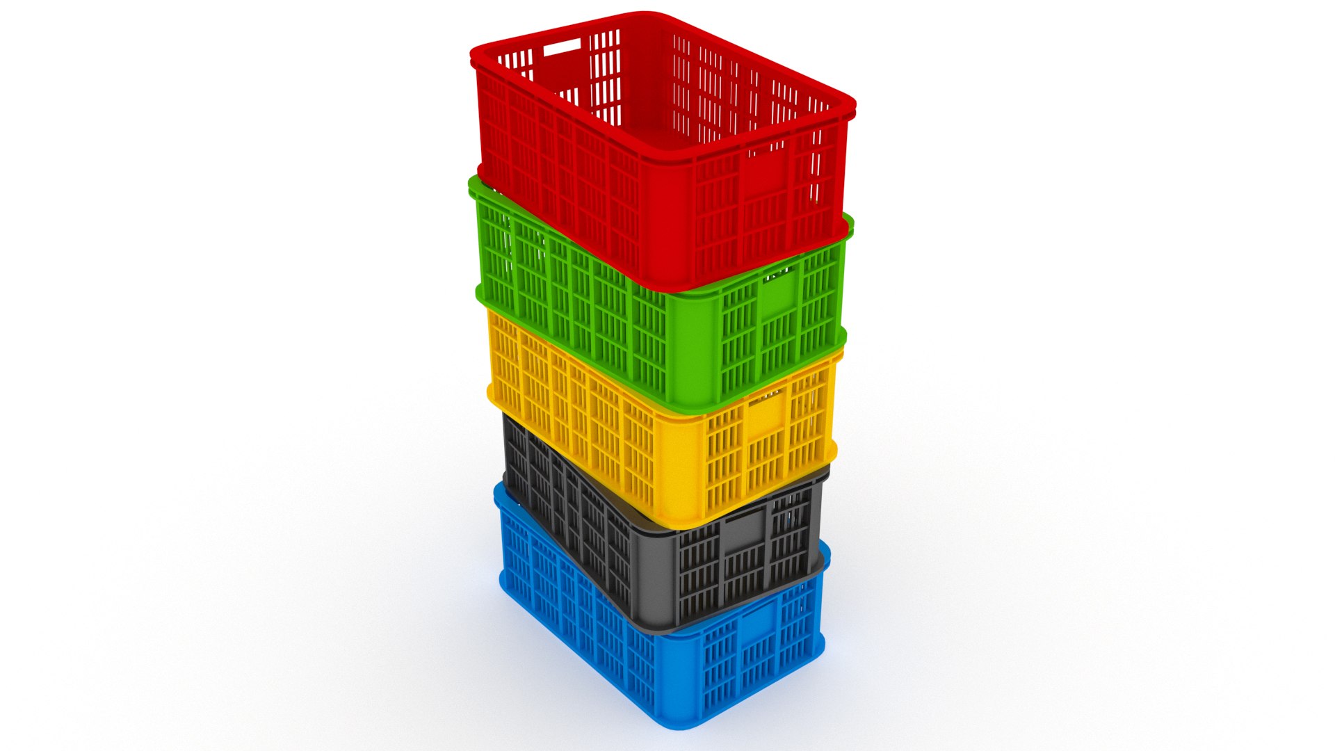 Crate Plastic 3D Model - TurboSquid 1683529
