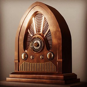 Old Radio Made in Blender - Includes blend file