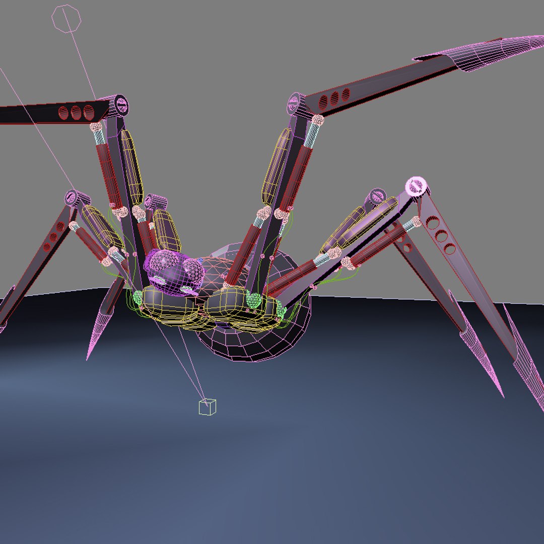 Spider Mech Mecha 3d Model