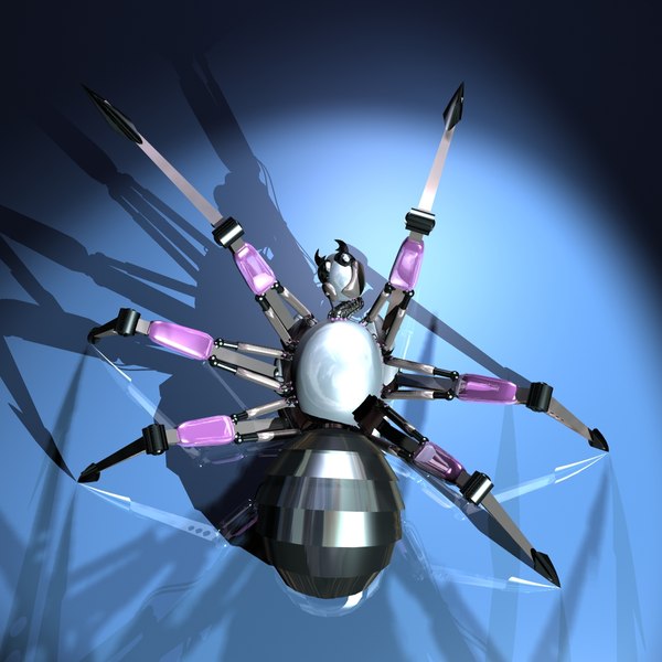 spider mech mecha 3d model